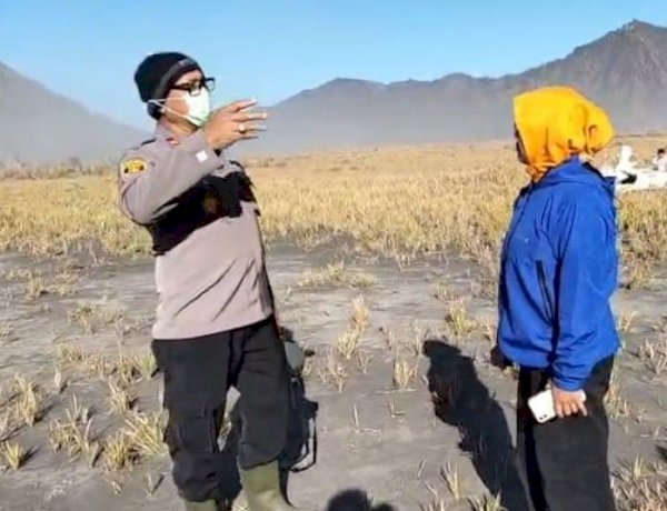 Cegah Karhutla, Polres Probolinggo Intensifkan Patroli di Kawasan Wisata Gunung Bromo